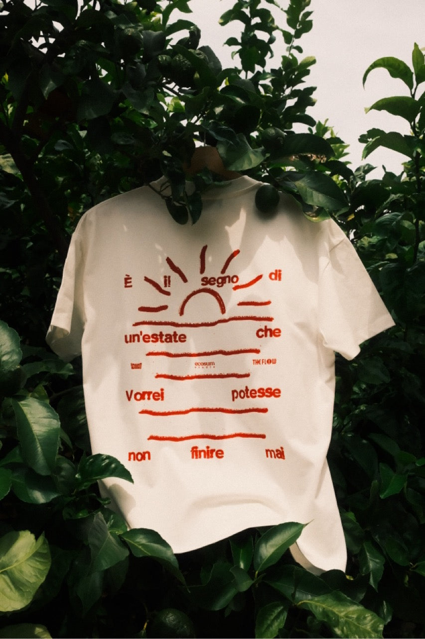 Onda Sonora Loose Tee Off White