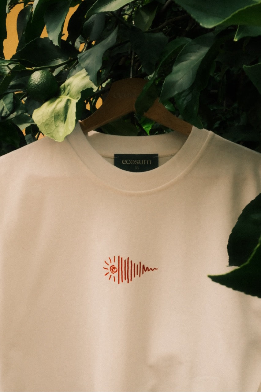 Onda Sonora Loose Tee Off White
