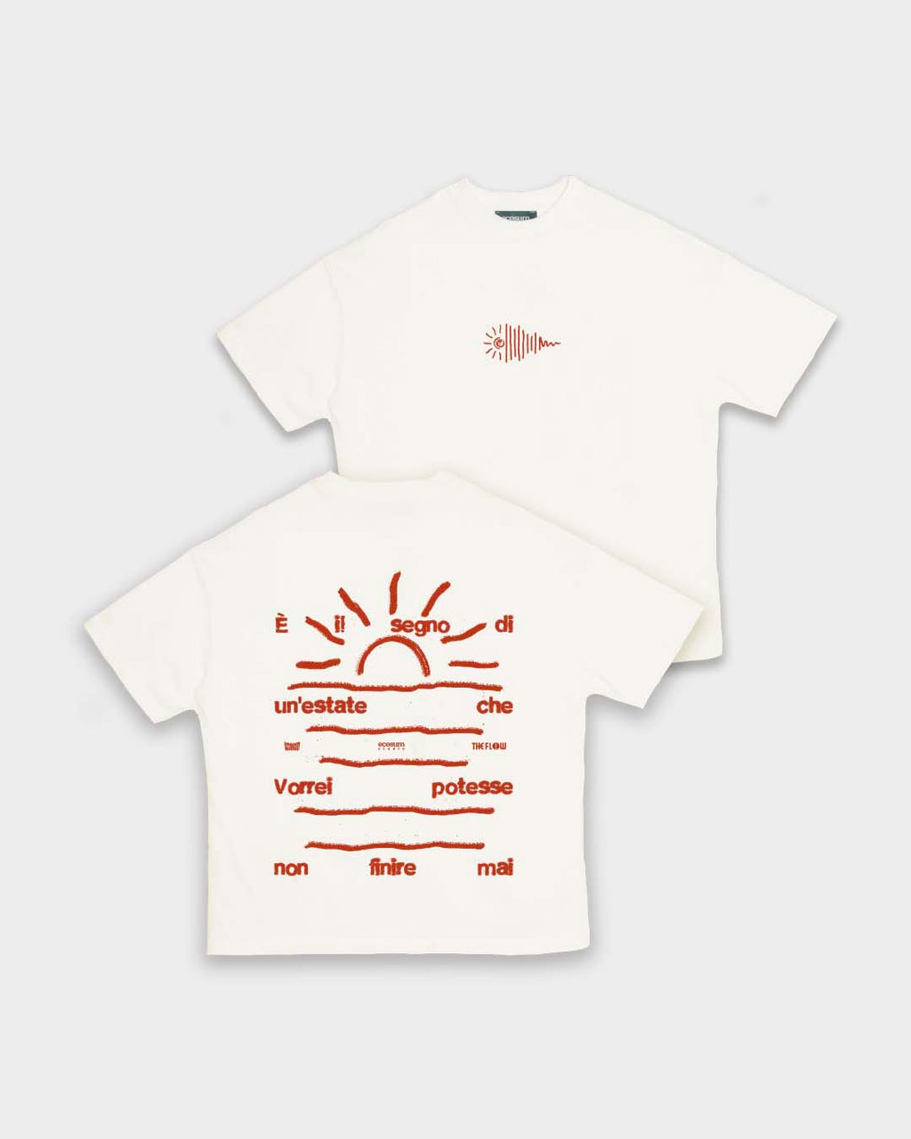 Onda Sonora Loose Tee Off White