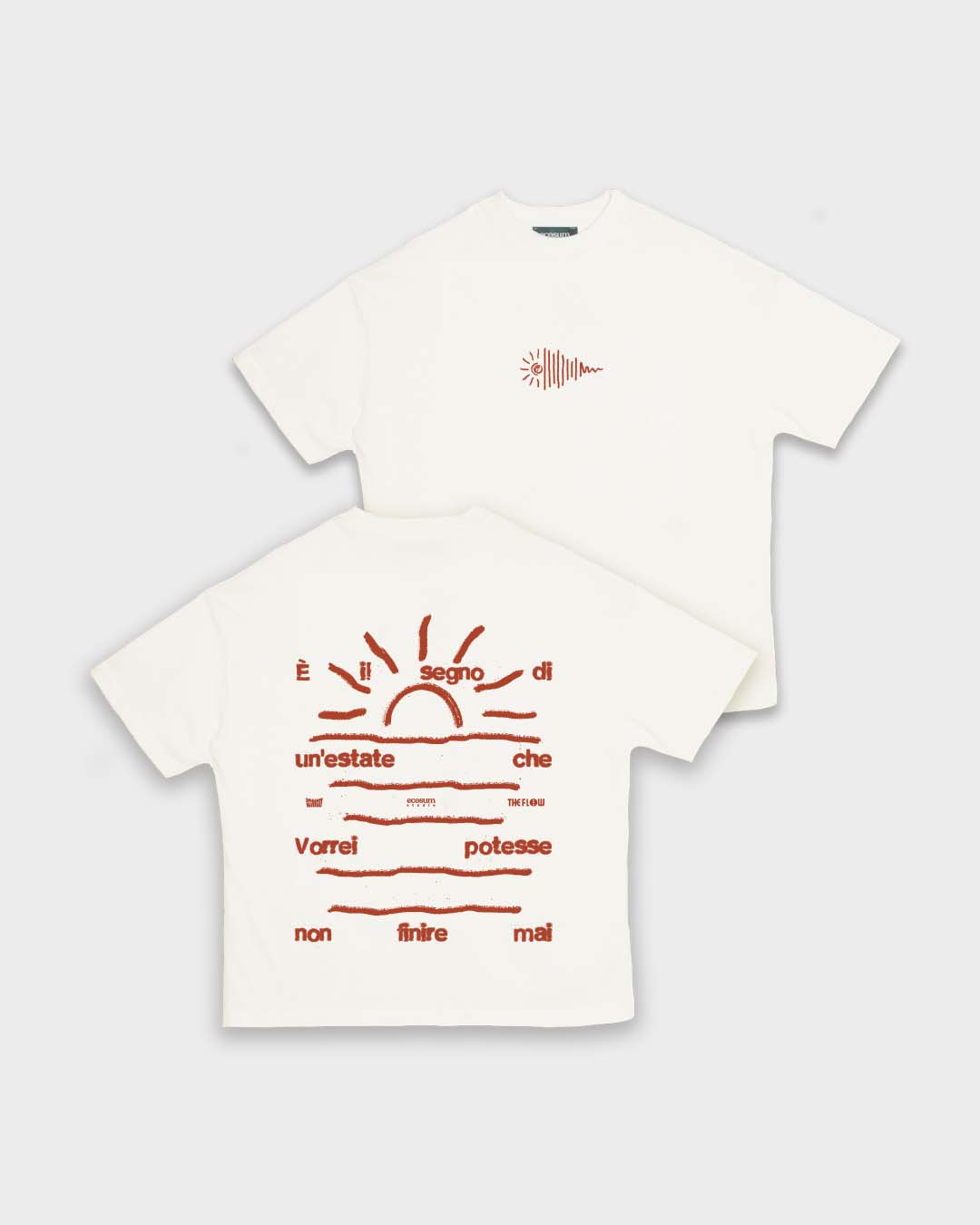 Onda Sonora Loose Tee Off White
