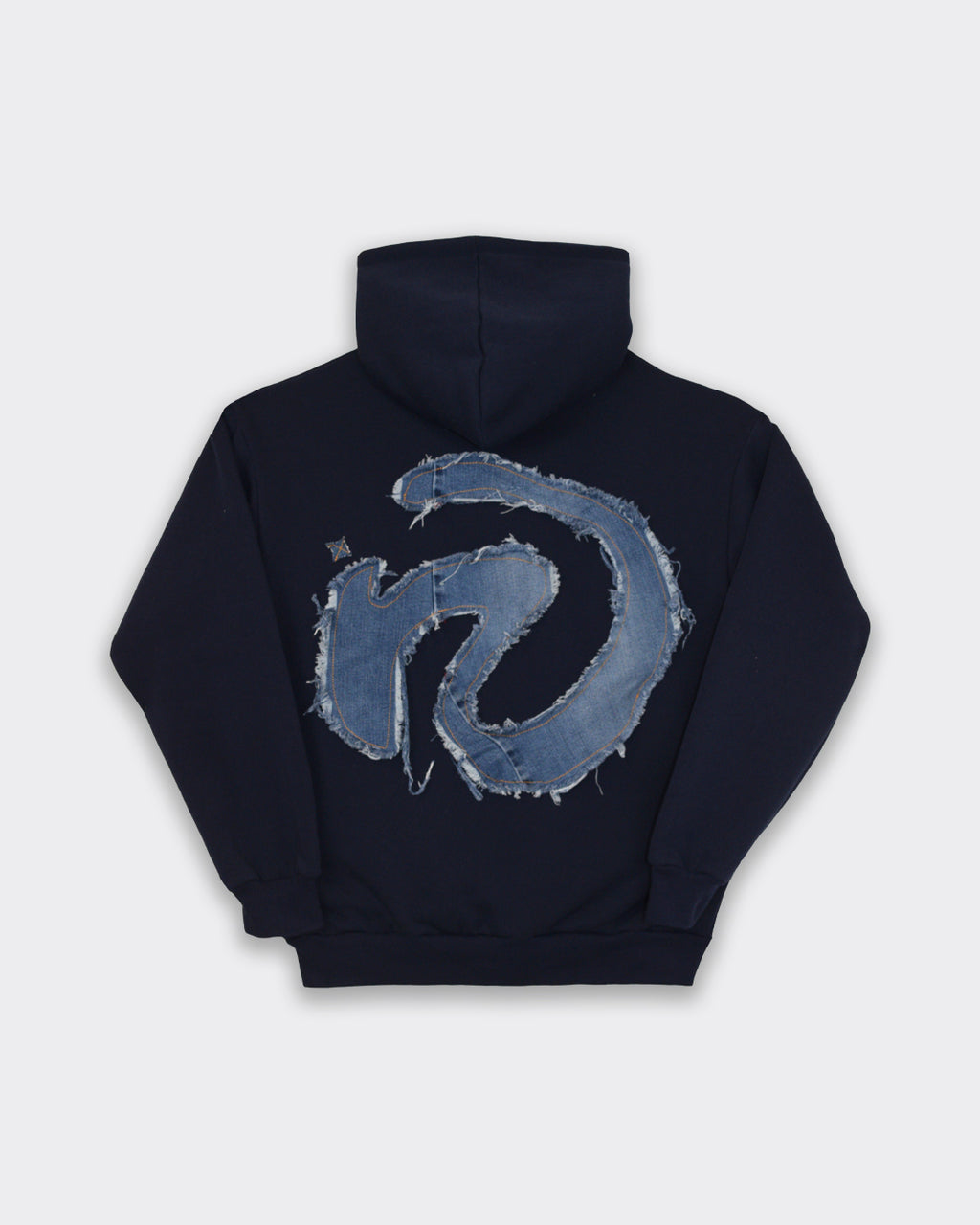 Patch Hoodie Navy