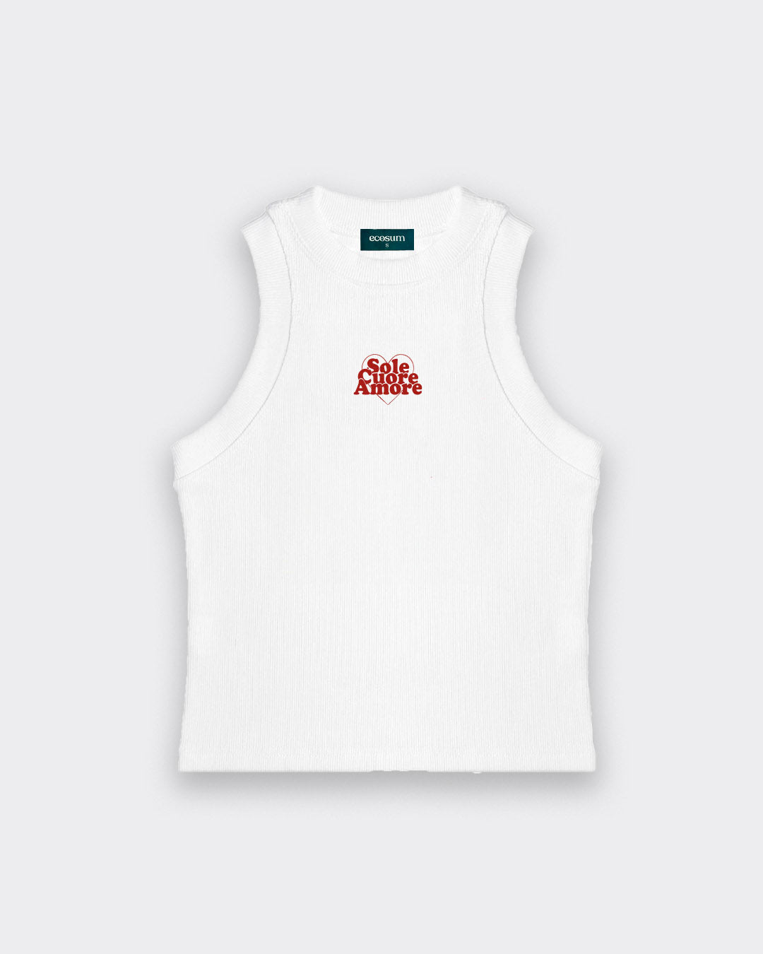Sole Cuore Amore Top Off White