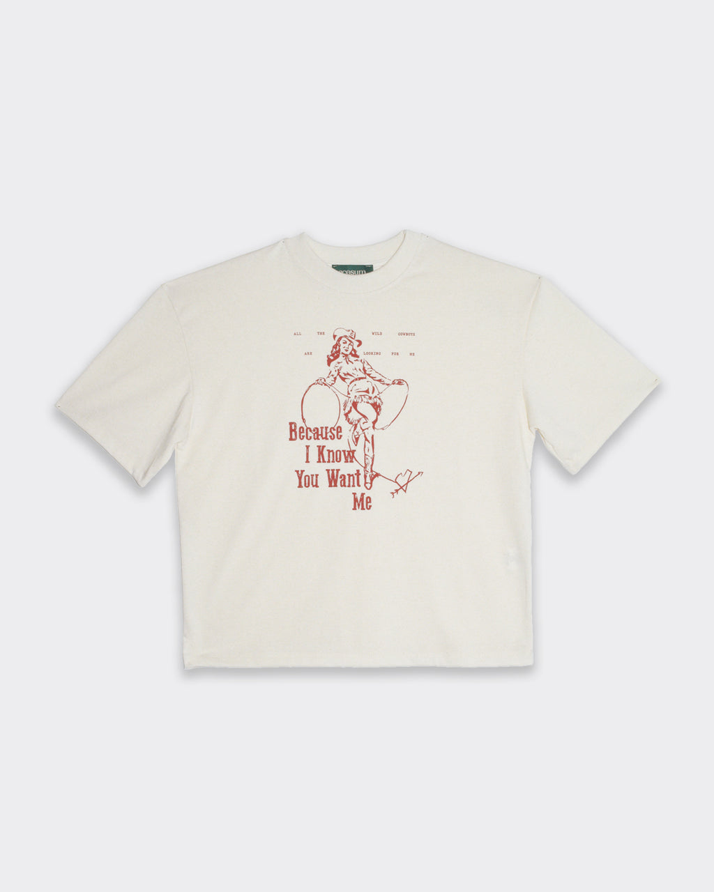 Wanted Boxy Tee Natural