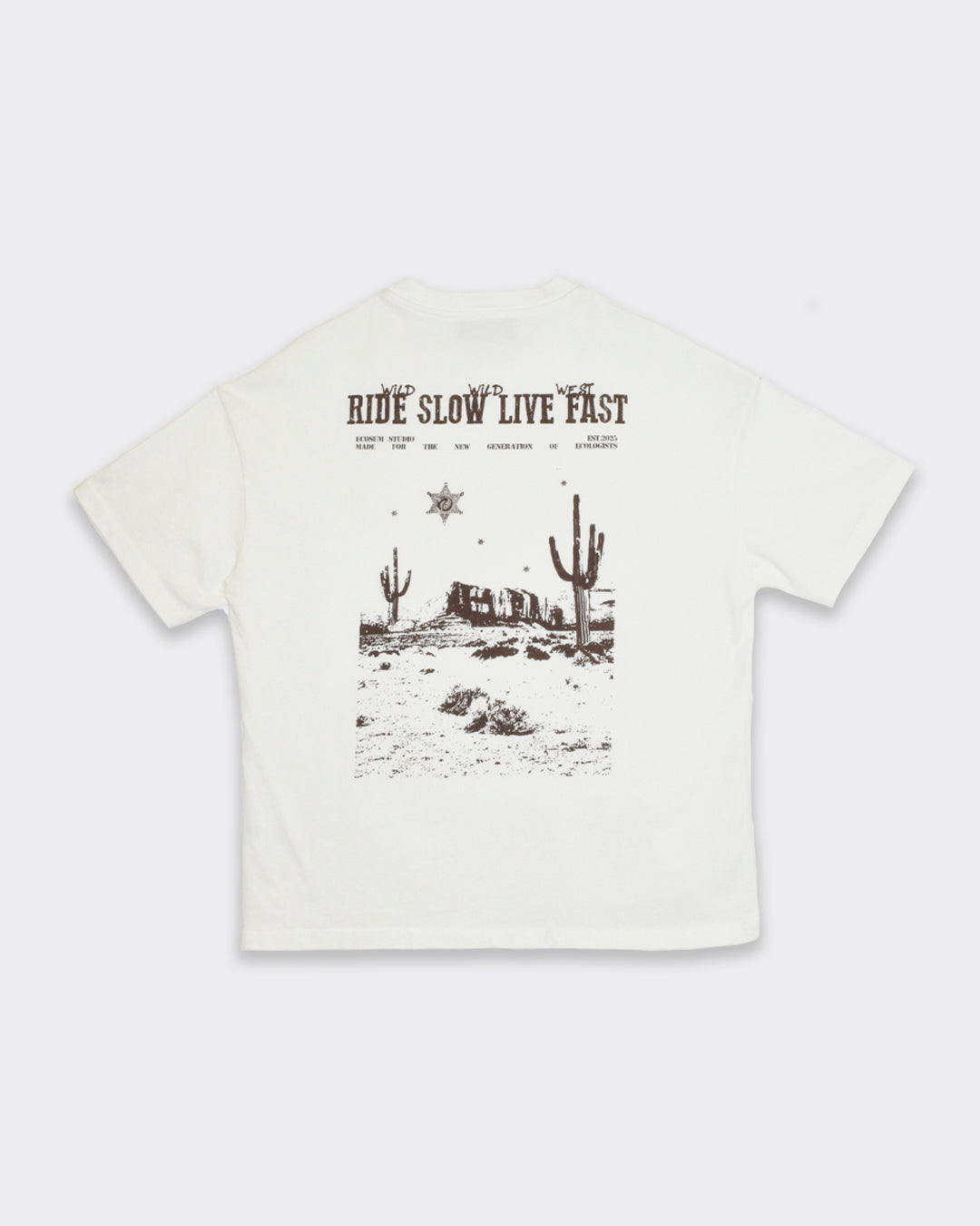 WWW Loose Tee Off White