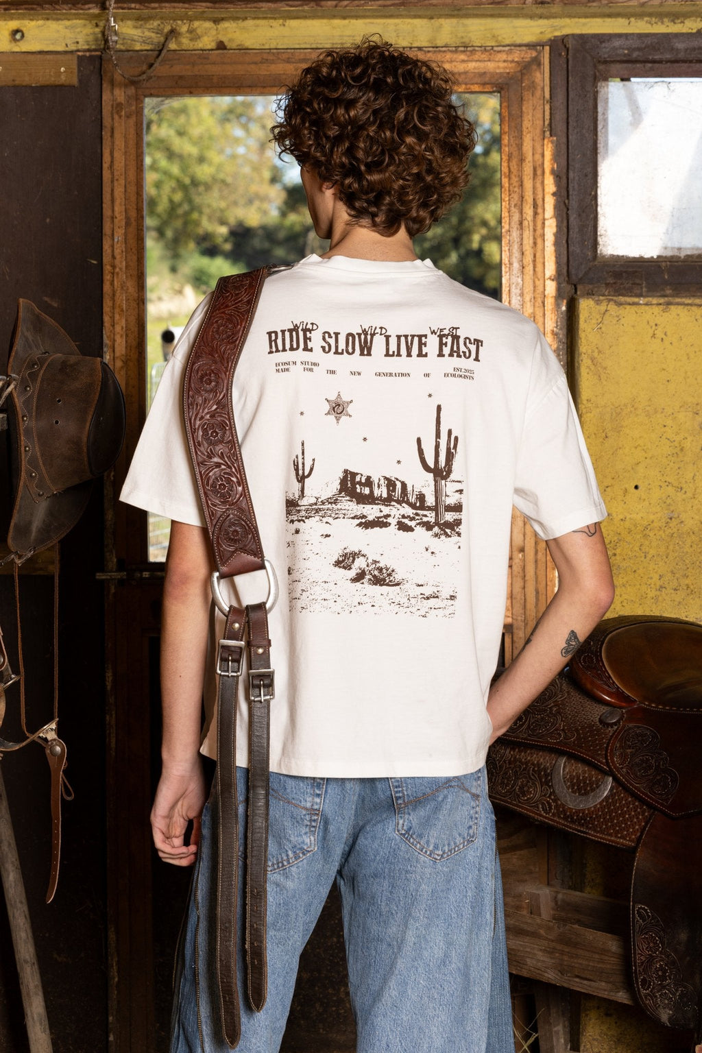 WWW Loose Tee Off White