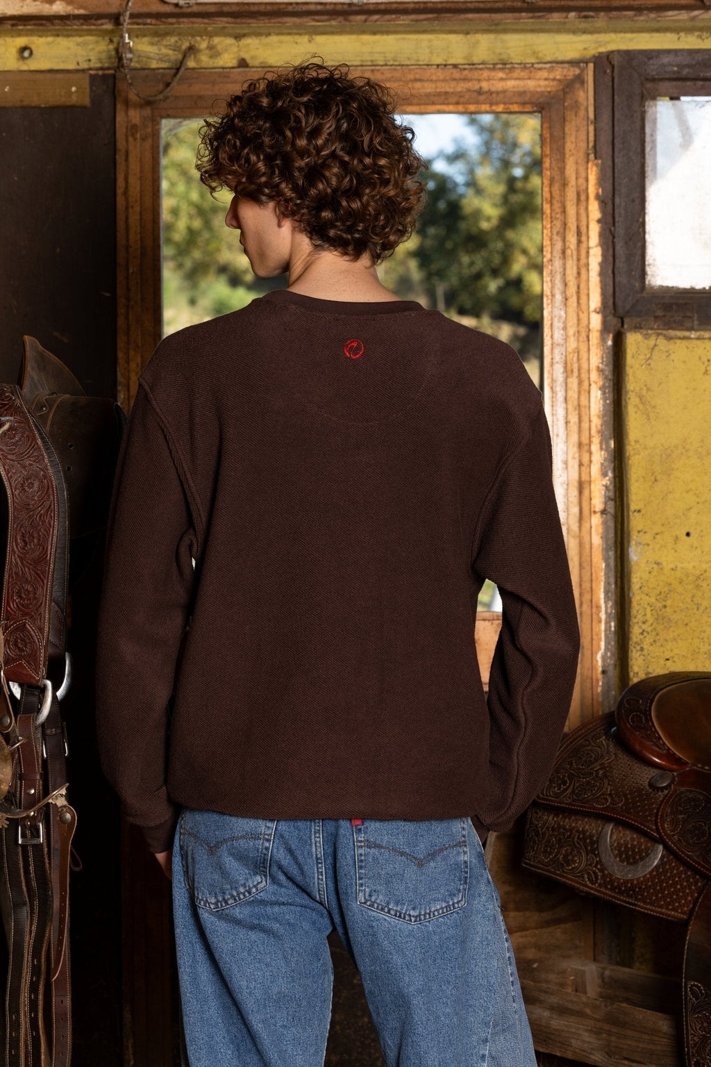 Reverse Crewneck Choco