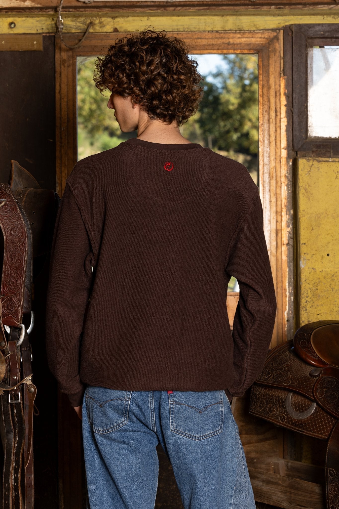 Reverse Crewneck Choco