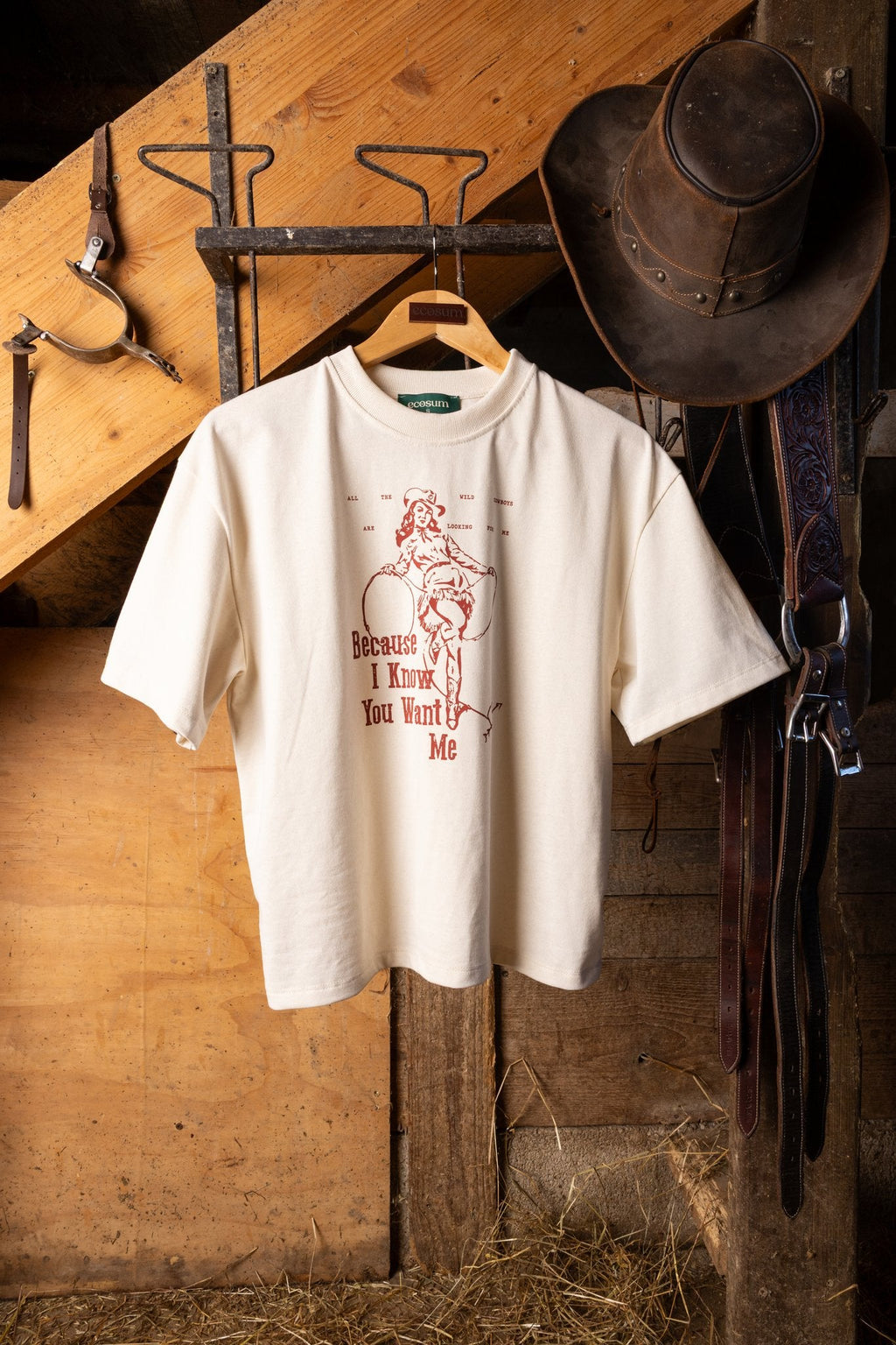 Wanted Boxy Tee Natural