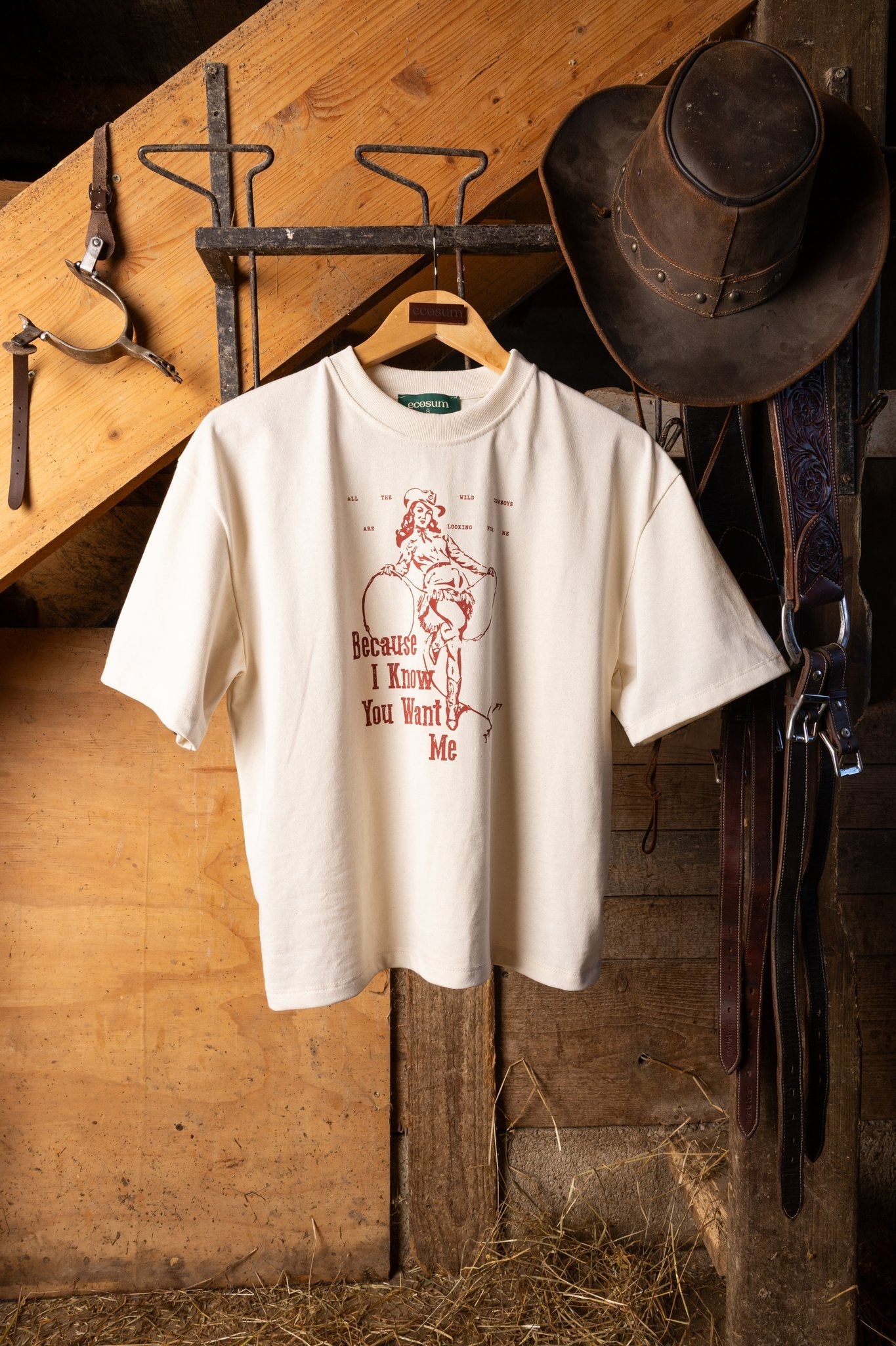 Wanted Boxy Tee Natural