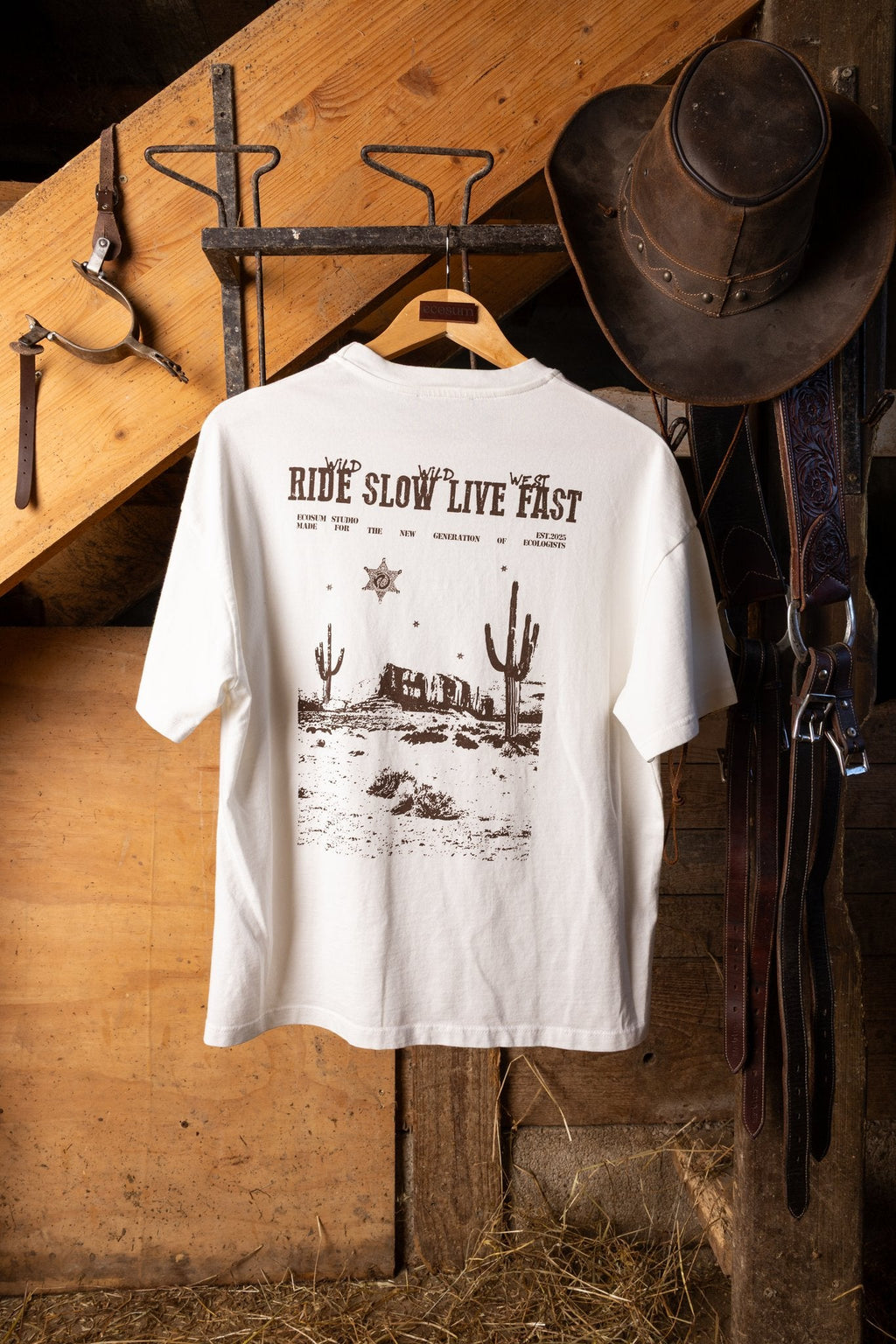 WWW Loose Tee Off White