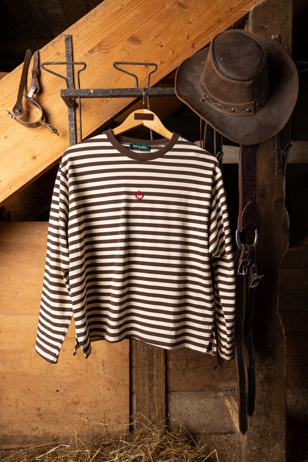 Striped Longsleeve Tee Choco